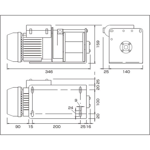 電動ウィンチAC100V/100kg
