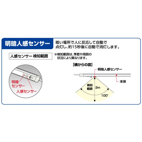 LEDセンサーライトAC100V/7.5W