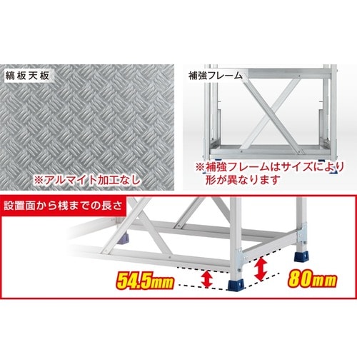 作業台1000X600mm/0.5m/1段