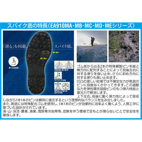 長靴(スパイク底)25.0cm