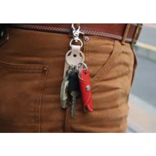 キーカバー(本革製/ブラック)75mm