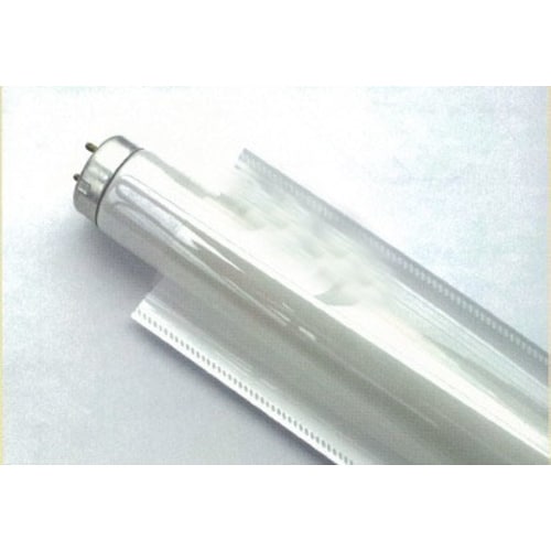 PET/10本)40W蛍光灯飛散防止カバー(白