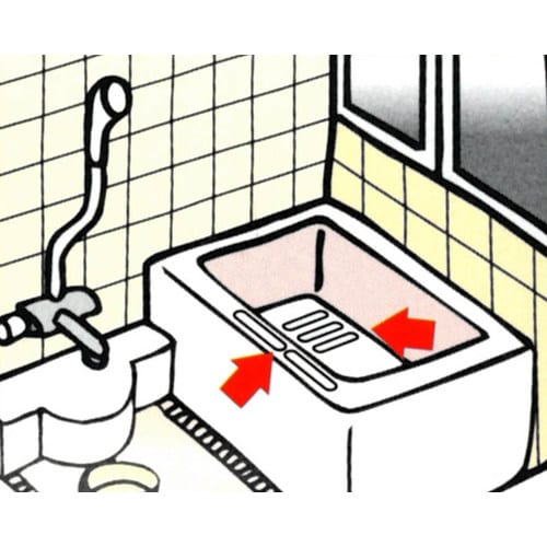 浴槽滑り止めテープ(クリアー/6枚)200X20