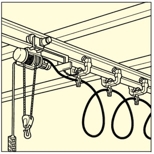 滑車用ストッパー(150−225mmH形鋼用)
