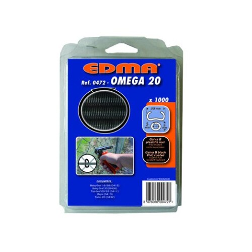 ホグリング(ブラックガルバ鋼/1000個)2X20