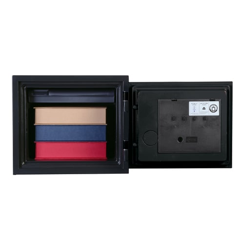 耐水・耐火金庫(黒)412x397x360mm