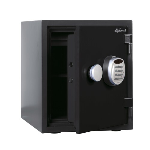 耐水・耐火金庫(黒)352x467x420mm