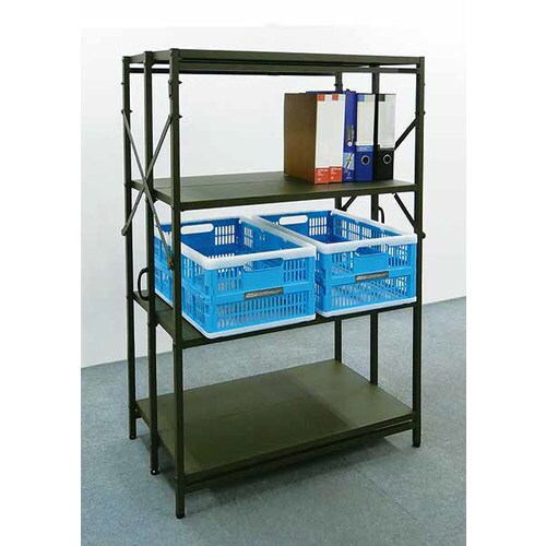 ラック棚(折畳)915x450x1370mm/4段