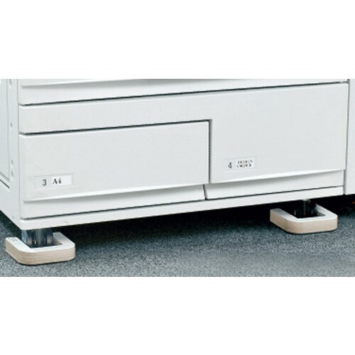 キャスターストッパー(耐水/白/2個)50