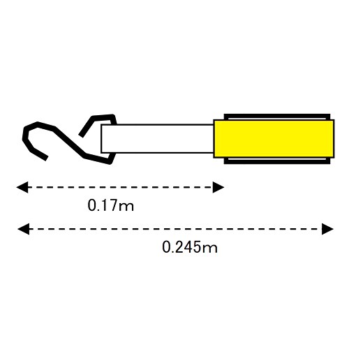 ベルト荷締機(橙)25mmx3.85m/180kg