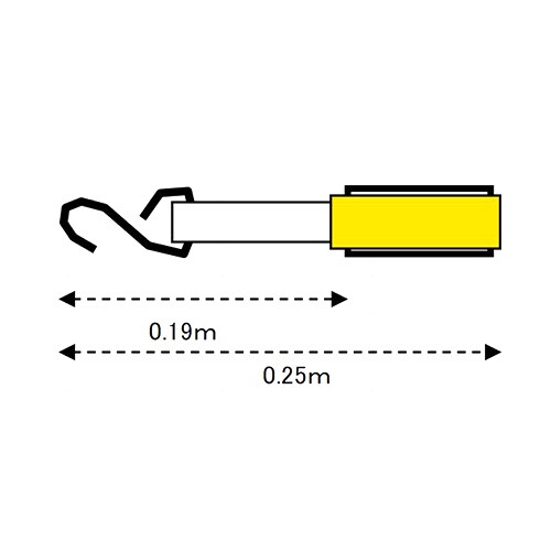 ベルト荷締機(灰)25mmX4.2m/225kg