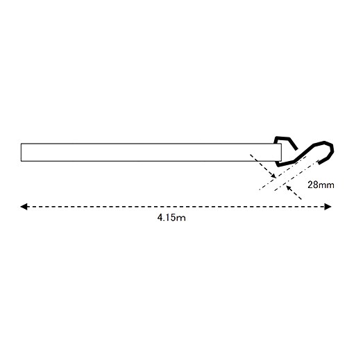 ベルト荷締機(灰)50mmx4.15m/225kg