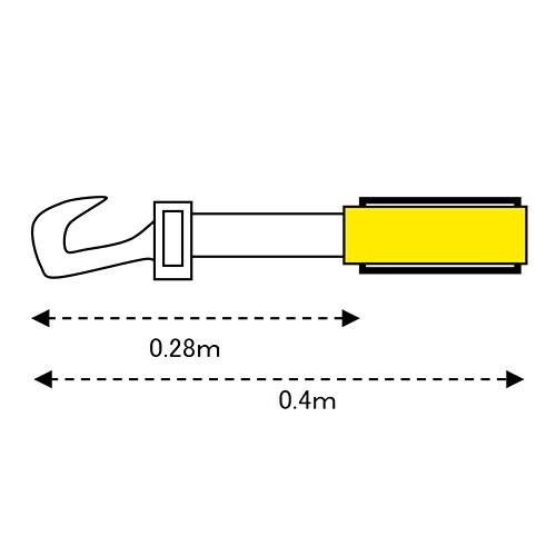ベルト荷締機(黄)50mmX2.1m/900kg