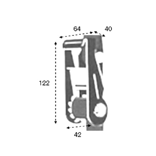 ベルト荷締機25mmx6.0m/330Kg