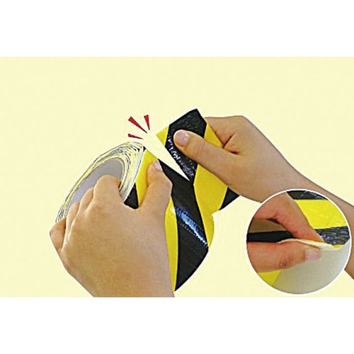 トラクッションテープ(黒/黄)150x3mm/3m