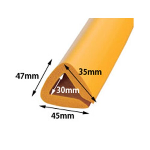 クッションガード(挟み込型)黄47X35/0.9