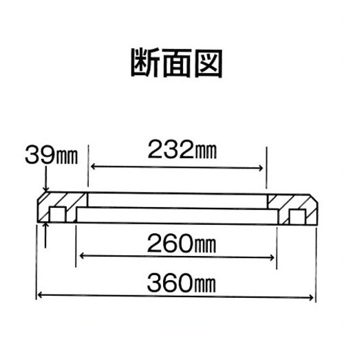 やわらかゴムポール用ウエイト直径300/2.2kg
