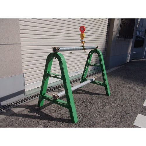 単管バリケード(黄/4個)640X69X800mm