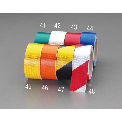 ハイレベル反射テープ(赤/白)50mmX9.1m