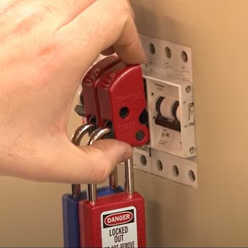 電気ブレーカーロックアウト53X18X30mm