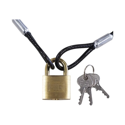 ワイヤーロック(シリンダー錠)φ4.3x540mm