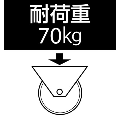 キャスター(自在金具・ねじ付)100mm/M10