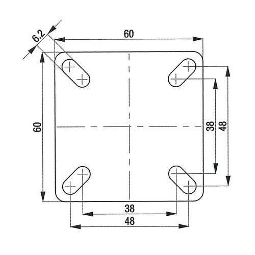 キャスター(自在金具・ESD)75mm