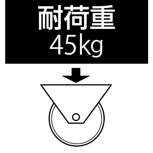 キャスター(自在金具・ESD/ブレーキ付)75mm