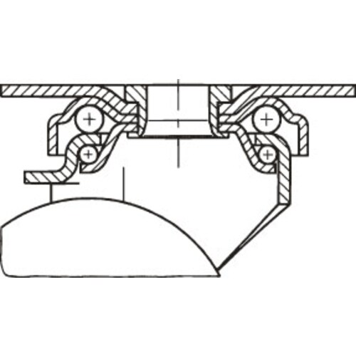 キャスター(自在金具)EA986GH−50