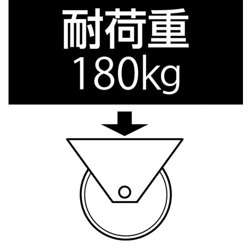 キャスター(自在金具/耐熱)200mm