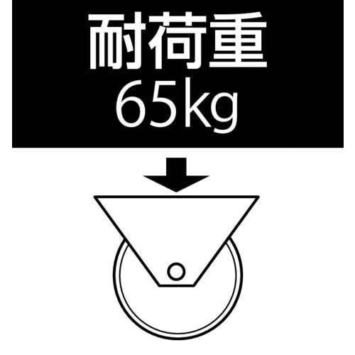 キャスター(自在金具・ブレーキ付/耐熱)100mm