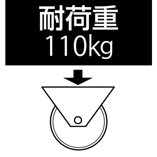 キャスター(自在・ねじ・ブレーキ付)100/M12