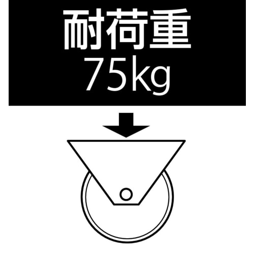 キャスター(固定金具・空気入車輪)200mm