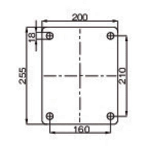 キャスター(固定金具)300mm