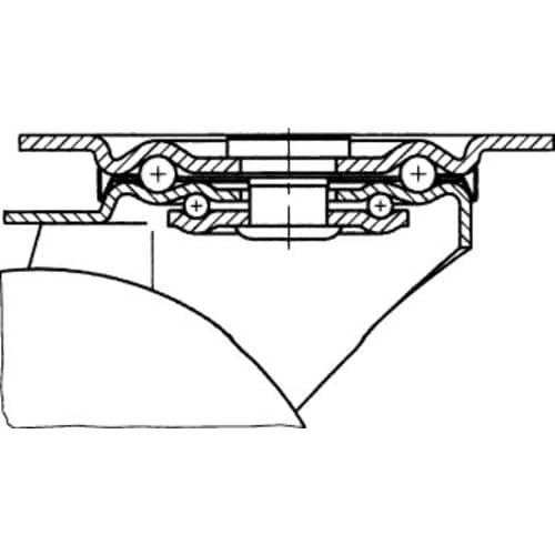 キャスター(自在金具)EA986LD−150A