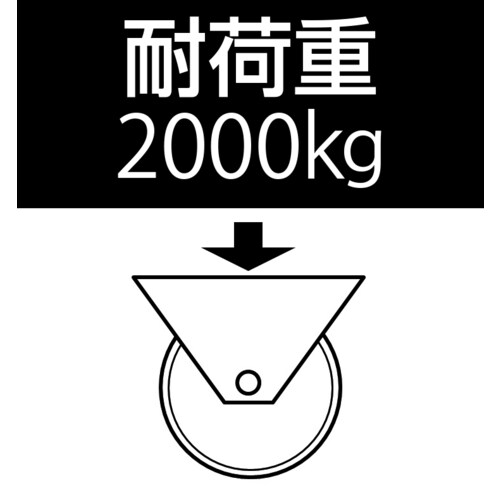 車輪(ナイロン・ボールベアリング)125X55mm