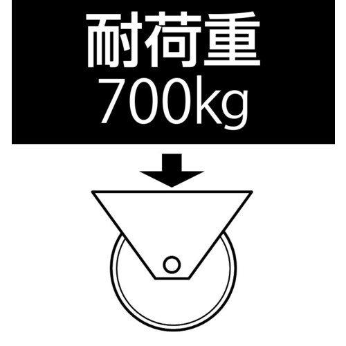 キャスター(固定金具)EA986NM−80