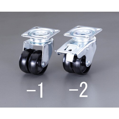 キャスター(自在金具ツインホイル・ブレーキ付)50