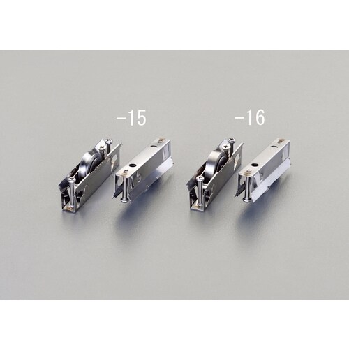 車(サッシ用・丸レール・ジュラコン車枠)2個戸