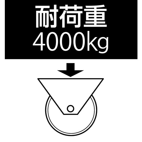 車輪(ボールベアリング・スティール製)150x55