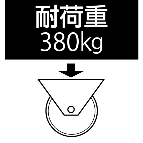 車輪(Bベアリング・ポリアミド製)75x40