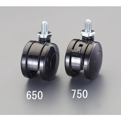 キャスター(2ホイール・U3/8X16ネジ)40