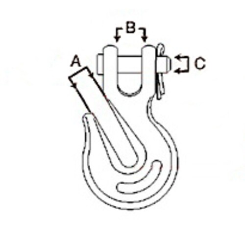 グラブフック(ステンレス製)900kg
