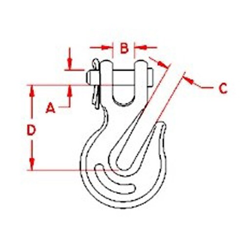 グラブフック(ステンレス製)1130kg