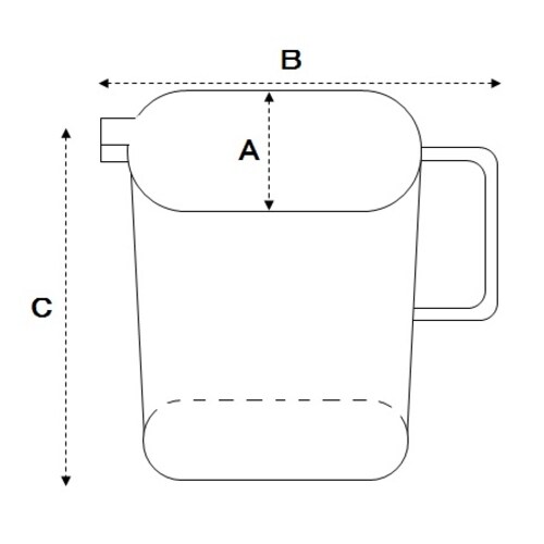 計量カップ(ポリカーボネイト)2000ml