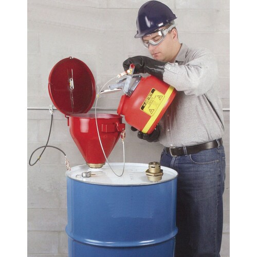 ドラム缶じょうご(感熱自閉フタ付)φ273/152