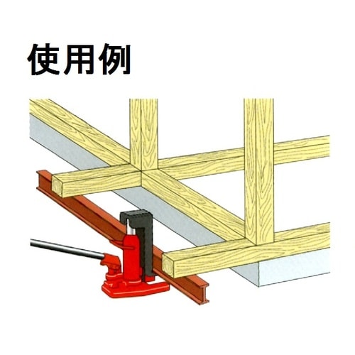 爪付ジャッキ1.2ton/12−117mm