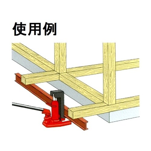 爪付ジャッキ(長爪)5.0ton/25−145mm