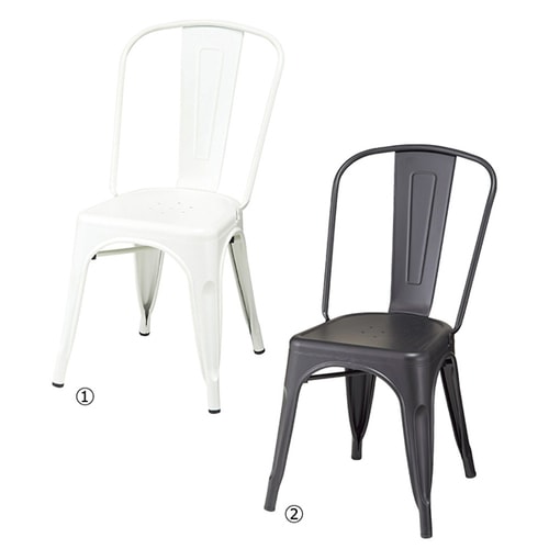 プレスチェア座なし ホワイト 2台