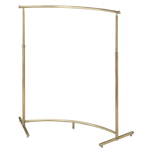 アンティークゴールドハンガーラックR脚W120cm